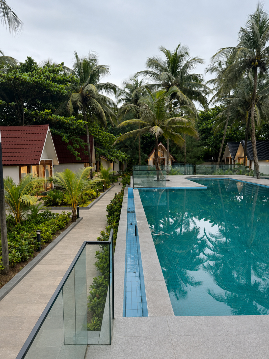 Pool panorama at the resort